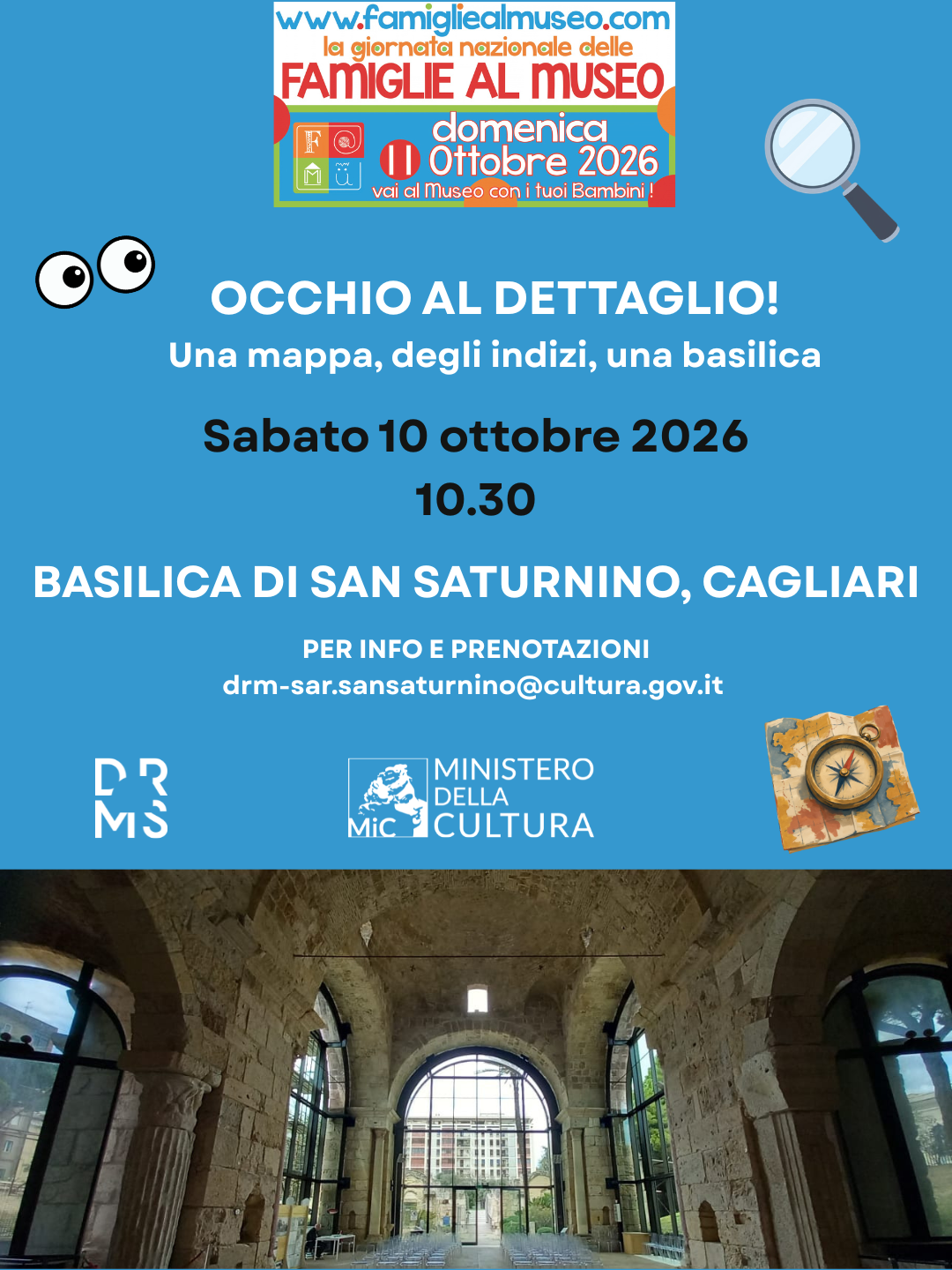 Occhio al dettaglio! Una mappa, degli indizi, una Basilica… Attività didattica per bambini in occasione della FaMU